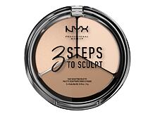 Konturovací paletka NYX Professional Makeup 3 Steps To Sculpt 15 g 01 Fair