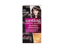 Barva na vlasy L'Oréal Paris Casting Creme Gloss 48 ml 412 Iced Cocoa