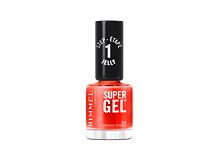 Lak na nehty Rimmel London Super Gel STEP1 12 ml 018 Orange Sorbet