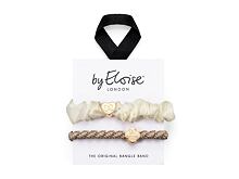 Gumička na vlasy By Eloise London Bangle Set Cream and Gold 1 ks