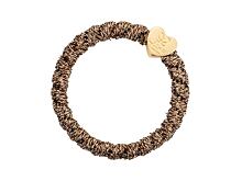 Gumička na vlasy By Eloise London Gold Heart 1 ks Bronze