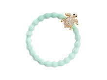 Gumička na vlasy By Eloise London Bling Charms Gold Diamanté Turtle 1 ks Sky Blue