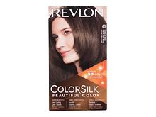 Barva na vlasy Revlon Colorsilk Beautiful Color 59,1 ml 40 Medium Ash Brown