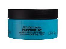 Tělový peeling The Body Shop Peppermint Reviving Pumice Foot Scrub 100 ml