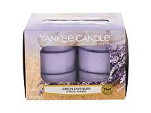 Vonná svíčka Yankee Candle Lemon Lavender 117,6 g poškozená krabička