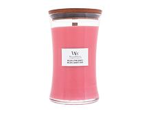 Vonná svíčka WoodWick Melon & Pink Quartz 85 g