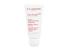 Opalovací přípravek na obličej Clarins UV Plus 5P Multi-Protection Moisturizing Screen SPF50 30 ml Beige