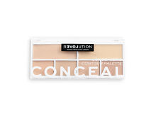 Konturovací paletka Revolution Relove Conceal Me Concealer & Contour Palette 11,2 g Fair