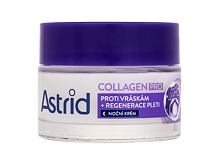 Noční pleťový krém Astrid Collagen PRO Anti-Wrinkle And Regenerating Night Cream 50 ml