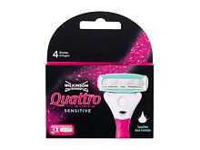 Náhradní břit Wilkinson Sword Quattro For Women Sensitive 3 ks