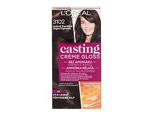 Barva na vlasy L'Oréal Paris Casting Creme Gloss 48 ml 3102 Iced Espresso poškozená krabička