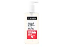 Čisticí gel Neutrogena Clear & Defend+ Peeling Face Wash 200 ml