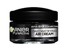 Denní pleťový krém Garnier Pure Active AHA + BHA Charcoal Daily Mattifying Air Cream 50 ml