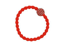 Gumička na vlasy By Eloise London Bling Charms Disco Ball 1 ks Warm Orange