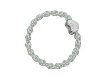 Gumička na vlasy By Eloise London Metallic Silver Heart Maldives 1 ks
