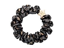 Gumička na vlasy By Eloise London Silk Scrunchie Gold Star 1 ks Grey Leopard