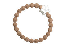 Gumička na vlasy By Eloise London Silver Star 1 ks Nude