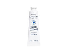 Krém na nohy L'Occitane Karité Confort Foot Cream 30 ml