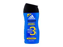 Sprchový gel Adidas 3in1 Sport Energy 250 ml
