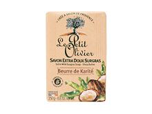 Tuhé mýdlo Le Petit Olivier Shea Butter Extra Mild Surgras Soap 250 g