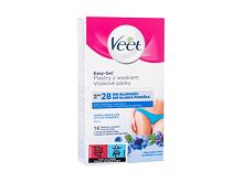 Depilační přípravek Veet Easy-Gel Wax Strips Bikini Sensitive Skin 16 ks