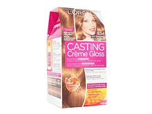 Barva na vlasy L'Oréal Paris Casting Creme Gloss 48 ml 834 Hot Caramel poškozená krabička