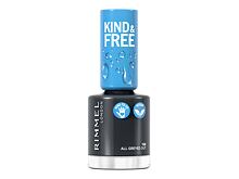 Lak na nehty Rimmel London Kind & Free 8 ml 158 All Greyed Out