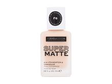 Make-up Revolution Relove Super Matte 2 in 1 Foundation & Concealer 24 ml F1