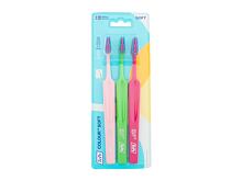 Klasický zubní kartáček TePe Colour Soft 3 ks