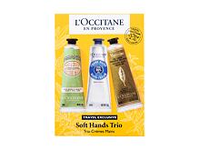 Krém na ruce L'Occitane Soft Hands Trio 30 ml Kazeta