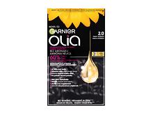 Barva na vlasy Garnier Olia 60 g 2 Black Diamond poškozená krabička
