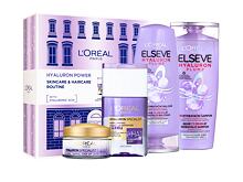 Denní pleťový krém L'Oréal Paris Hyaluron Power Skincare & Haircare Routine 50 ml Kazeta