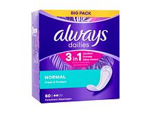 Slipová vložka Always Daily Fresh Normal Odour Lock 60 ks poškozená krabička