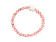 Gumička na vlasy By Eloise London Silver Star Orange on Pink 1 ks Orange on Pink