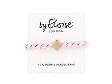 Gumička na vlasy By Eloise London Woven Gold Quatrefoil Soft Pink 1 ks