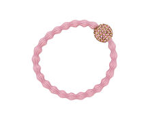 Gumička na vlasy By Eloise London Bling Charms Disco Ball 1 ks Ballet Pink
