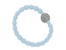 Gumička na vlasy By Eloise London Bling Charms Disco Ball 1 ks Sky Blue