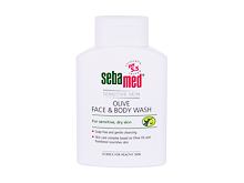 Tekuté mýdlo SebaMed Sensitive Skin Face & Body Wash Olive 200 ml