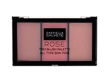 Tvářenka Gabriella Salvete Trio Blush Palette 15 g 02 Rose