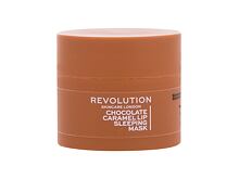 Balzám na rty Revolution Skincare Lip Sleeping Mask 10 g Chocolat Caramel poškozená krabička