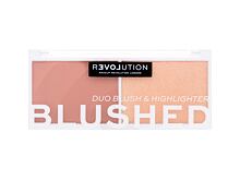 Konturovací paletka Revolution Relove Colour Play Blushed Duo Blush & Highlighter 5,8 g Kindness