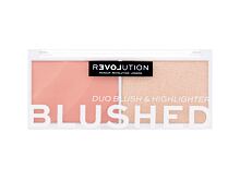 Konturovací paletka Revolution Relove Colour Play Blushed Duo Blush & Highlighter 5,8 g Sweet