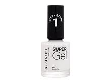 Lak na nehty Rimmel London Super Gel STEP1 12 ml 001 Basic B