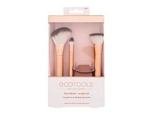Štětec EcoTools Precious Metals Face Blend + Sculpt Set 1 ks