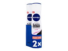 Antiperspirant Nivea Black & White Invisible Clear 48h 2x150 ml