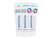Zubní pasta Sensodyne Sensitivity & Gum Caring Mint Trio 3x75 ml