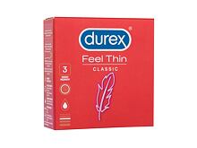 Kondomy Durex Feel Thin Classic 3 ks