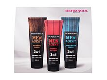 Sprchový gel Dermacol Men Agent 3in1 250 ml poškozená krabička Kazeta
