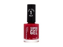Lak na nehty Rimmel London Super Gel STEP1 12 ml 016 Cerise Pop