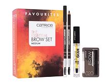 Tužka na obočí Catrice The Essential Brow Set 1,6 g Medium poškozená krabička Kazeta